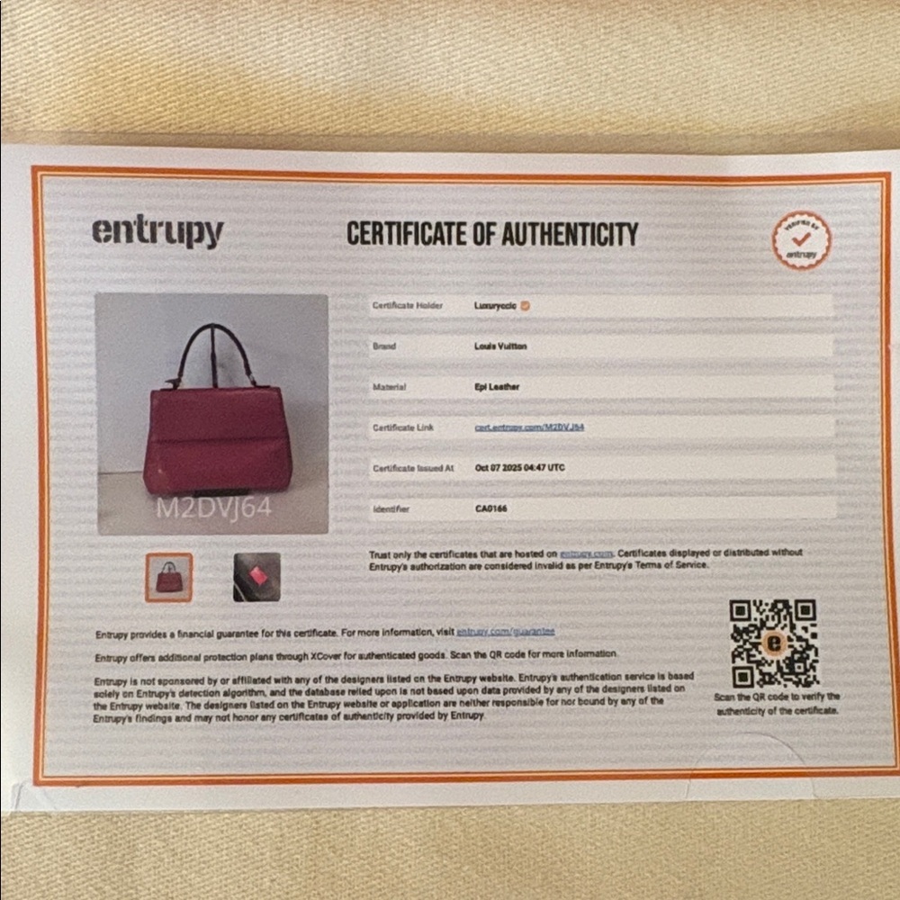 Louis Vuitton Epi Cluny BB Fuchsia Satchel - Picture 10 of 16